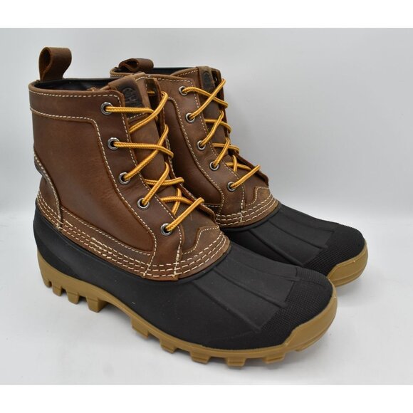 Kamik Mens Size 9 Yukon 5 Dark Brown Leather Faux Fur Lined Waterproof Boots main image 9